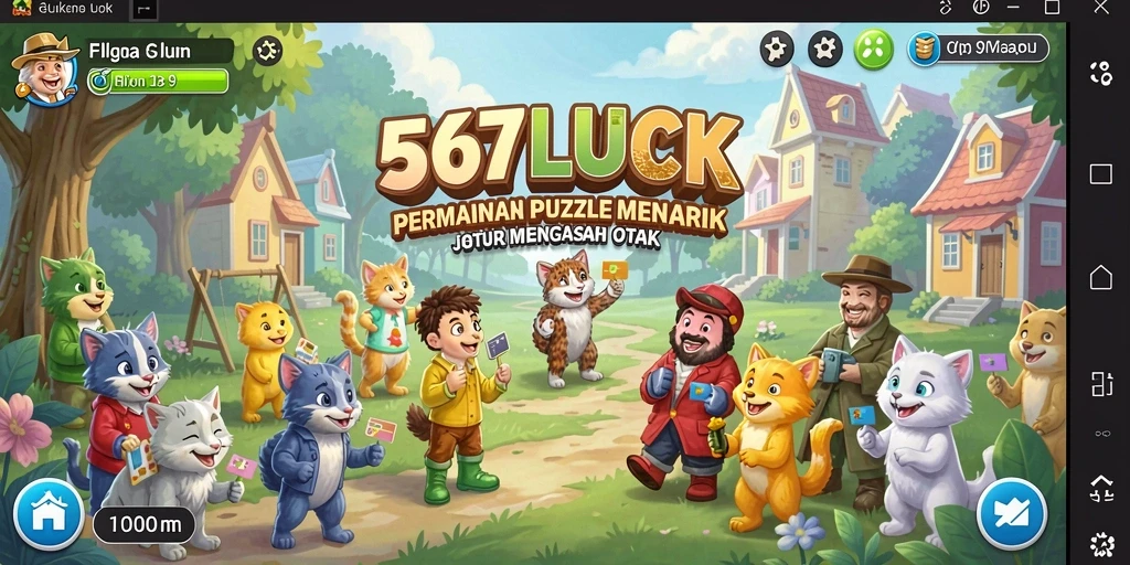 Tampilan gameplay <strong>567LUCK</strong> dengan puzzle yang menantang dan menyenangkan.