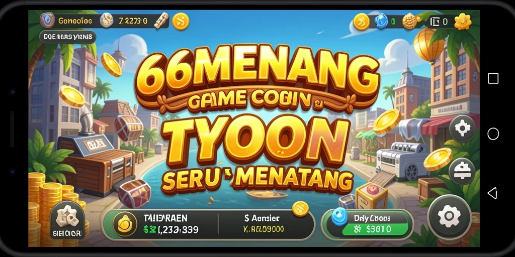 Tampilan gameplay 66MENANG yang menarik dan penuh tantangan.