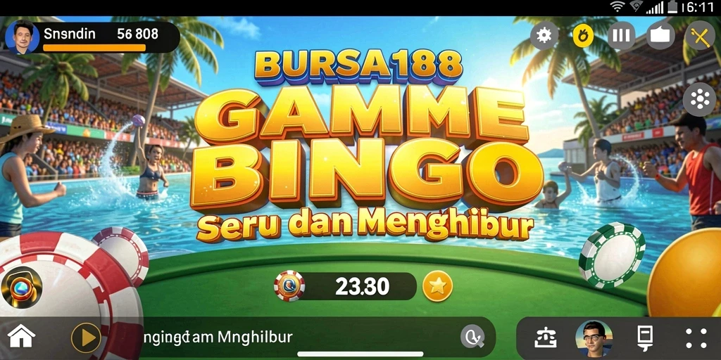 Tampilan gameplay Bingo di BURSA188 yang seru dan interaktif.