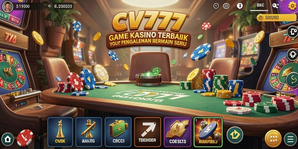Tampilkan gameplay seru CV777 dengan desain yang menarik dan interaktif.