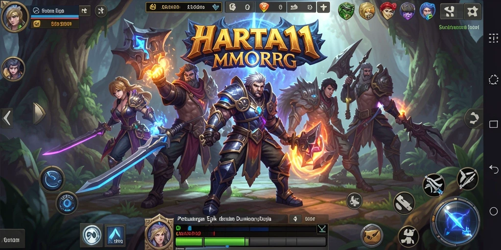 Tampilan gameplay HARTA11 yang memukau dan interaktif.