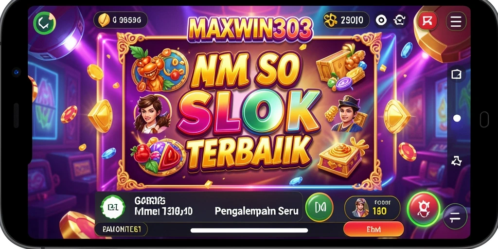 Tampilan gameplay Slot yang menarik dan penuh warna di MAXWIN303.