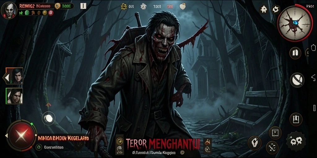 Gameplay menakutkan di <strong>REMI62</strong> dengan suasana gelap yang mencekam.