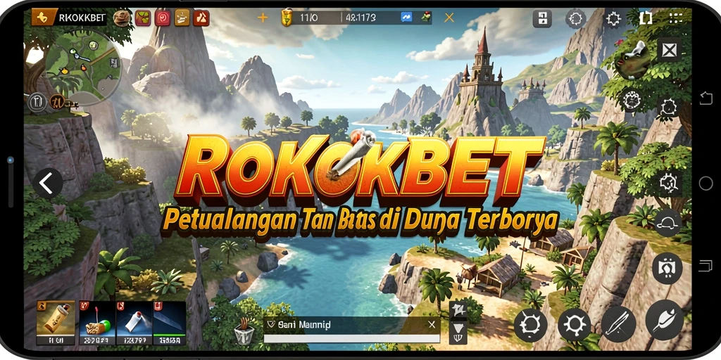 Menampilkan gameplay ROKOKBET yang mendebarkan dalam dunia terbuka.