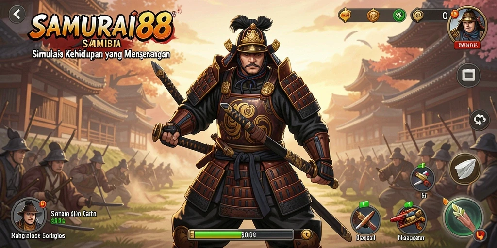 Tampilan gameplay SAMURAI88 yang menarik dan mendebarkan.