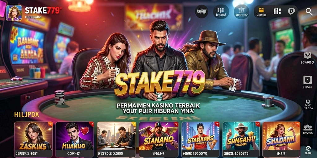 Tampilan gameplay menarik dan interaktif STAKE779 saat bermain Kasino.