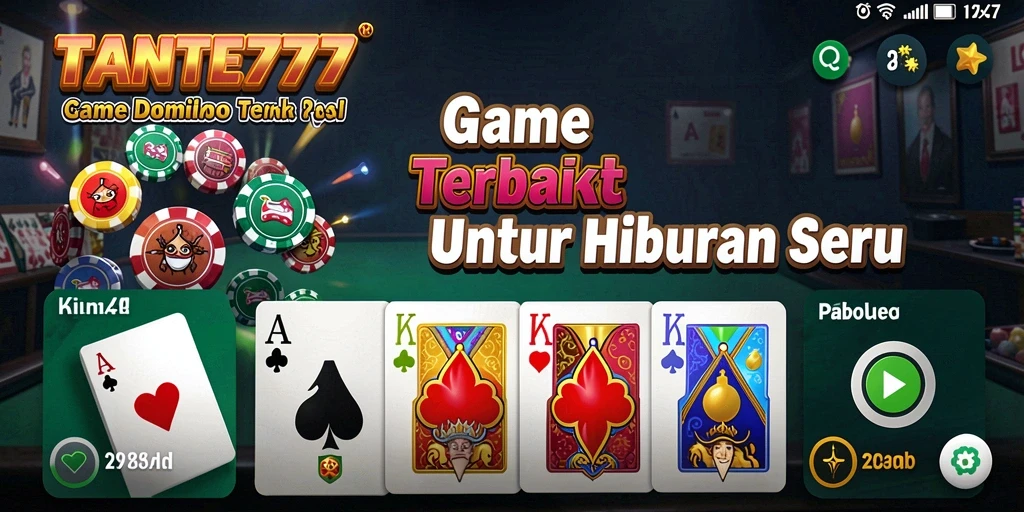 Screenshot gameplay TANTE777 yang menunjukkan aksi mendebarkan di Domino.